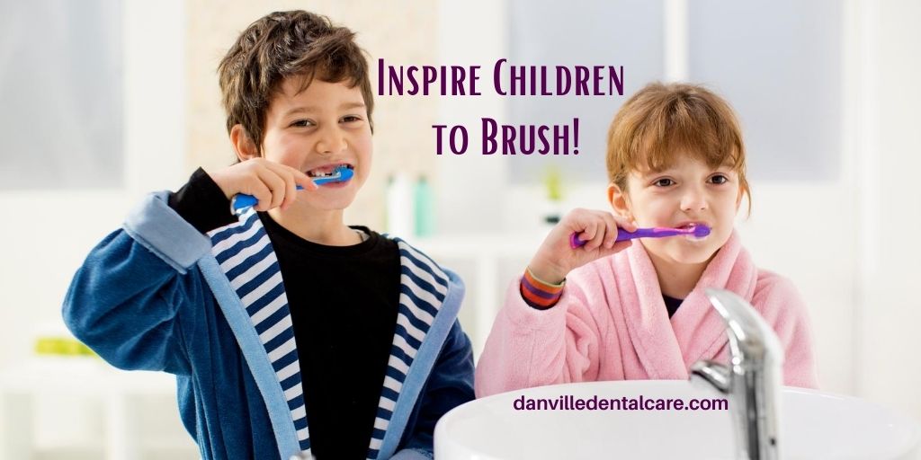 Inspire your children to brush their teeth!